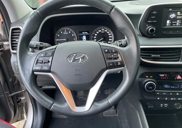 Hyundai Tucson cena 87500 przebieg: 52000, rok produkcji 2019 z Hajnówka małe 67